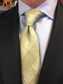  Plaid Linen Tie #2 