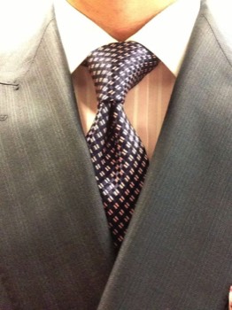  English Pattern Silk Tie #13 