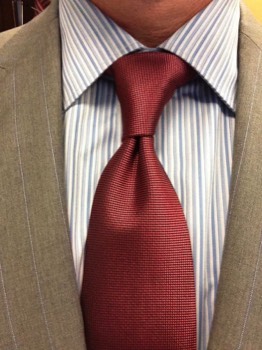  Rose Pink Oxford Silk Tie #10 