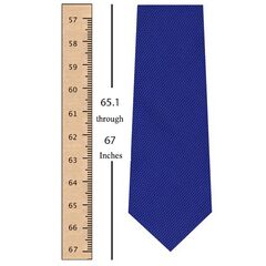 65.1 through 67 Inches (165.3 through 170.2 Centimeters)  Tie Length