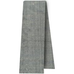 {[en]:Medium Charcoal Gray Thai Rough Silk Scarf