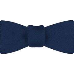 {[en]:Blue Satin Silk Bow Tie