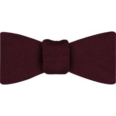 {[en]:Burgundy Satin Silk Bow Tie