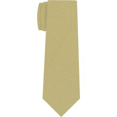 {[en]:White on Soft Gold Macclesfield Print Silk Tie