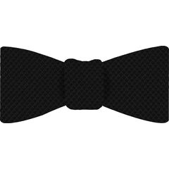 Black Cashmere Black Warp Bow Tie #CABT-3