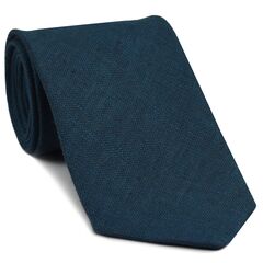 {[en]:Dark Turquoise Linen Tie