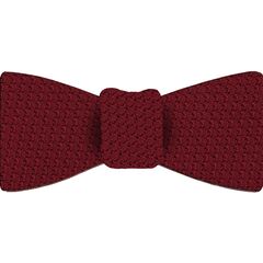 {[en]:Red Prometeo Grenadine Silk Bow Tie