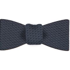{[en]:Slate Blue Prometeo Grenadine Silk Bow Tie