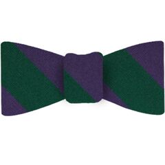 {[en]:The Highland Brigade Stripe Silk Bow Tie