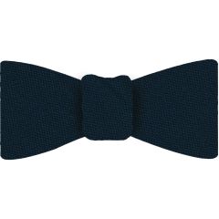 {[en]:Midnight Blue Mulberrywood Weave Silk Bow Tie