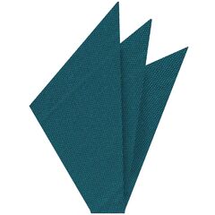 {[en]:Dark Turquoise Mulberrywood Weave Silk Pocket Square