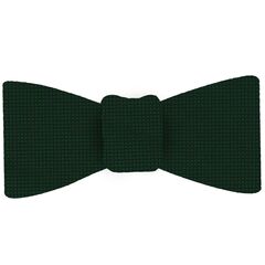 {[en]:Forest Green Diamond Weave Silk Tie