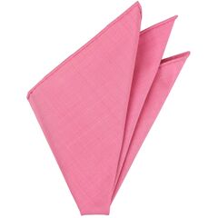 Pink Thai Silk Shot Pocket Square THP-2A