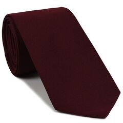 {[en]:Dark Red Faille Silk Tie