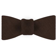 {[en]:Chocolate Wool/Silk Bow Tie