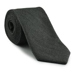 {[en]:Charcoal Gray Wool/Silk Tie