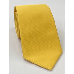 Yellow Large Twill Silk Tie LTWT-2
