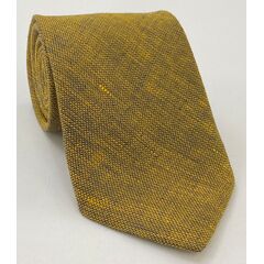 Dark Gold (Yellow Gold & Midnight Blue) Linen Tie GLT-5