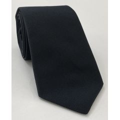 Black Faille Silk Tie IFAT-1