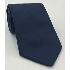 Dark Navy Blue Faille Silk Tie IFAT-5