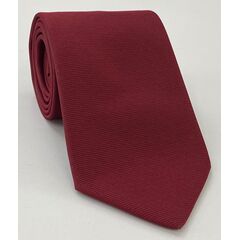 Dark Red Large Twill Silk Tie LTWT-6