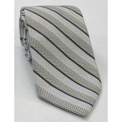 Formal/Wedding Silk Stripe Tie #WDST-6