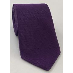Purple Herringbone Silk Tie HBT-3