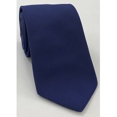 Navy Blue Mogador Solid Tie MGSOT-3
