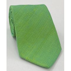 Lime Green Thai Rough Silk Tie THRT-4