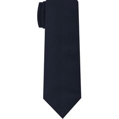 {[en]:Dark Navy Blue Satin Silk Tie