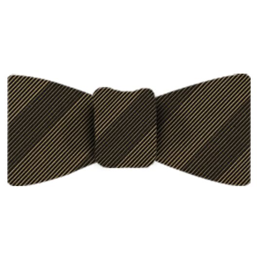 {[en]:Atkinsons Stripe Irish Poplin Bow Tie