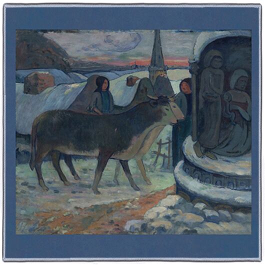 {[en]:Gauguin Christmas Night 1894 Pocket Square