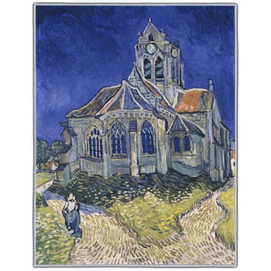 {[en]:Van Gogh The Church at Auvers 1890 Rectangles