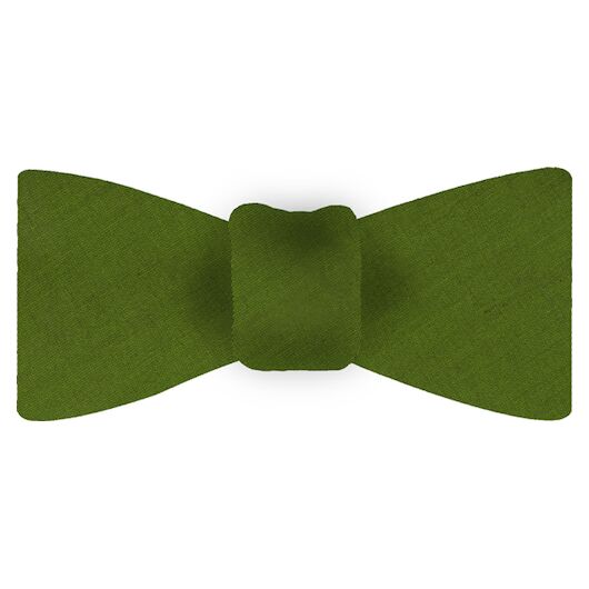 {[en]:Young Leaf Green Thai Shot Silk Bow Tie