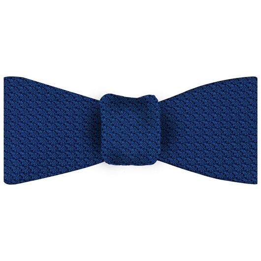 Dark Blue Grenadine Grossa Silk Bow Tie #GGBT-13