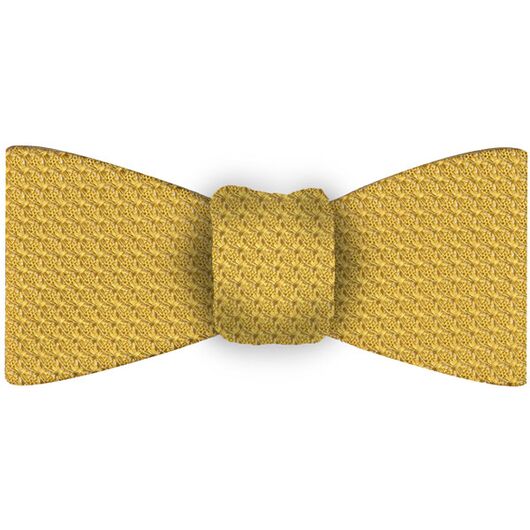 Corn Yellow Grenadine Grossa Silk Bow Tie #GGBT-27