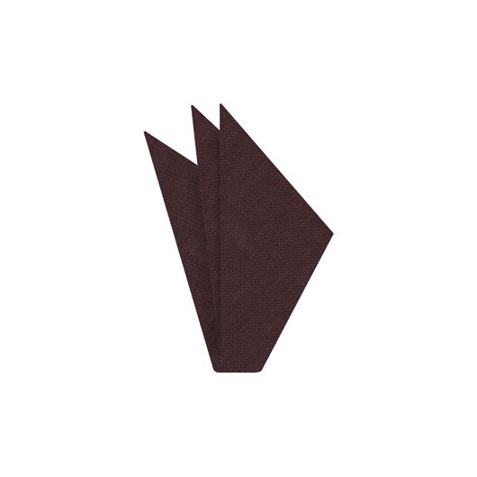 {[en]:Dark Chocolate (Chocolate & Midnight Blue) Linen Pocket Square
