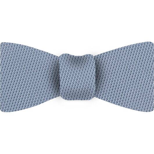 Sky Blue Piccola Grenadine Silk Bow Tie #GPBT-10