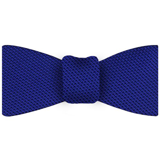 Royal Blue Grenadine Fina Silk Bow Tie #GFBT-14