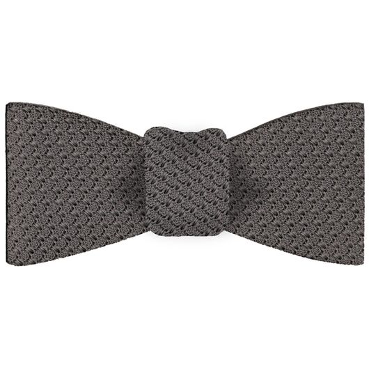{[en]:Gray Prometeo Grenadine Silk Bow Tie