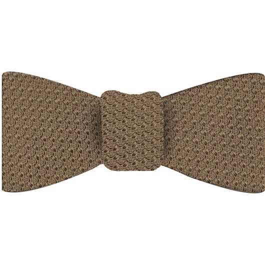 {[en]:Light Brown Prometeo Grenadine Silk Bow Tie