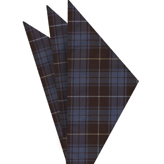 {[en]:Bruce of Scotland Tartan Silk Pocket Square