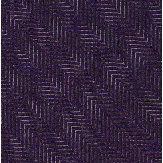 {[en]:Purple Herringbone Silk Pocket Square