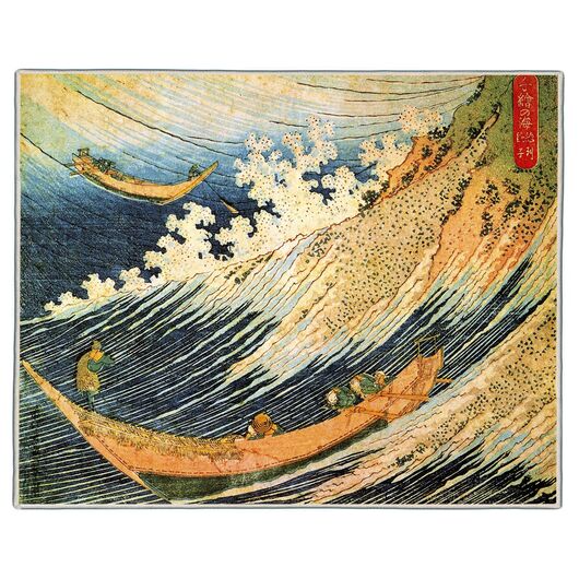 {[en]:Ocean Landscape Hokusai Print Pocket Rectangle
