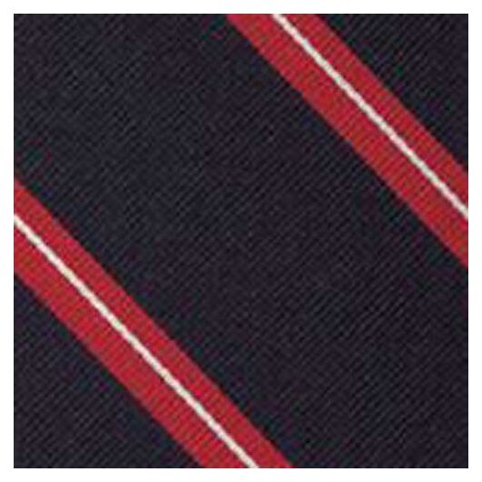 {[en]:Keble College Oxford Stripe Silk Pocket Square