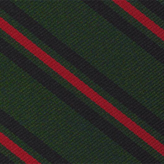 {[en]:Gurkha Brigade Stripe Silk Pocket Square