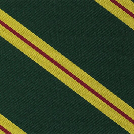 {[en]:Malaya Regiment Stripe Silk Pocket Square