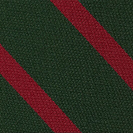 {[en]:60th Foot the King's Royal Rifle Corps Stripe Silk Pocket Square