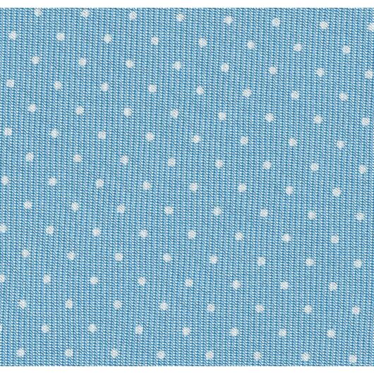 {[en]:White on Sky Blue Macclesfield Print Pin Dot Silk Pocket Square