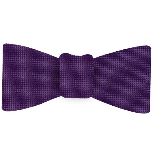 {[en]:Purple Diamond Weave Silk Tie